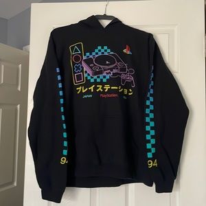PlayStation size L Hooded Sweatshirt/tshirt combo